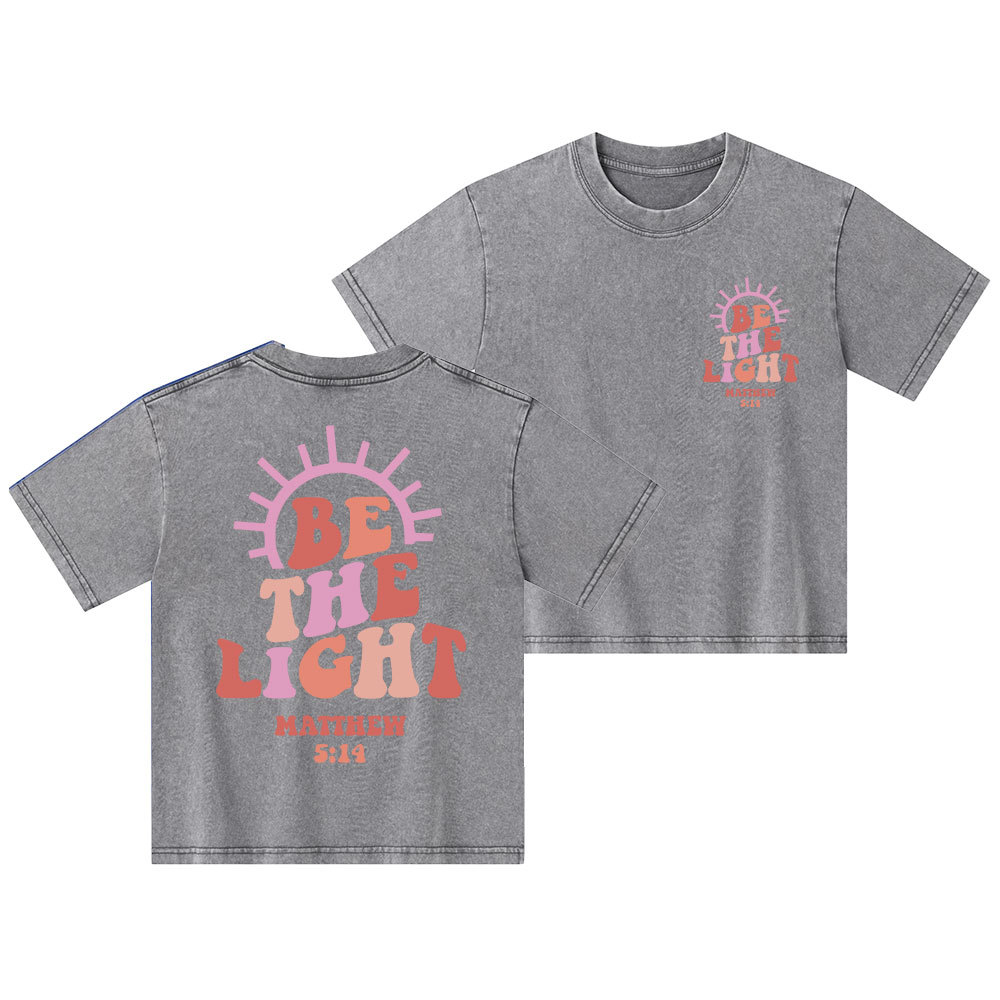 Be The Light Kid Washed T-Shirt