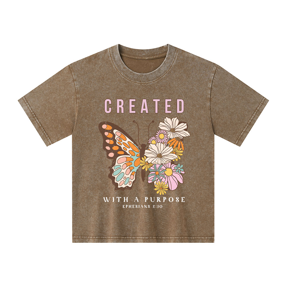 Created With Purpose Kid Washed T-Shirt