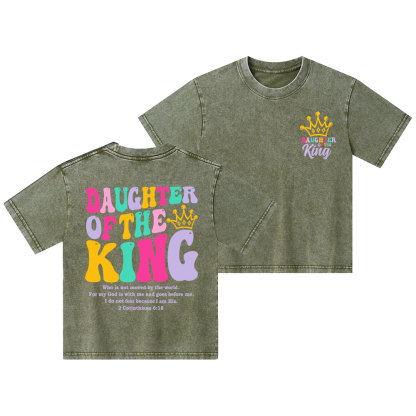 Daughter Of The King Kid Washed T-Shirt