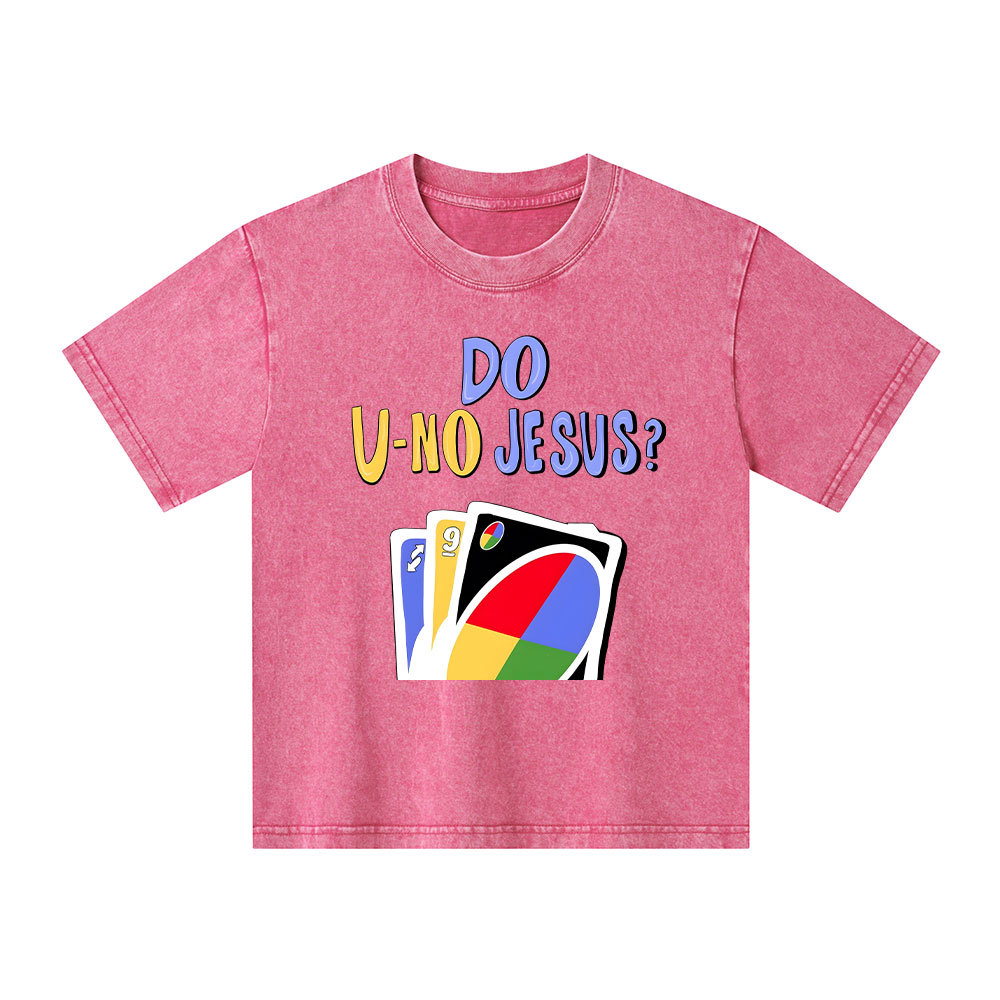 Do U-NO Jesus Kid Washed T-Shirt