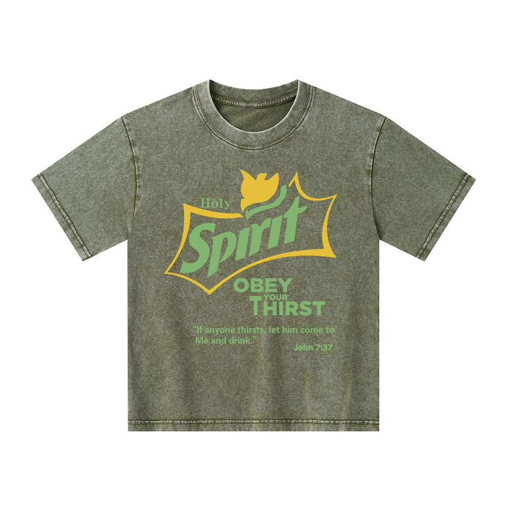 Holy Spirit Kid Washed T-Shirt