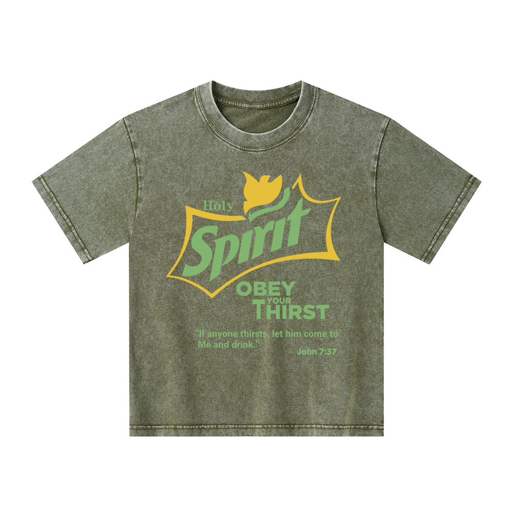 Holy Spirit Kid Washed T-Shirt