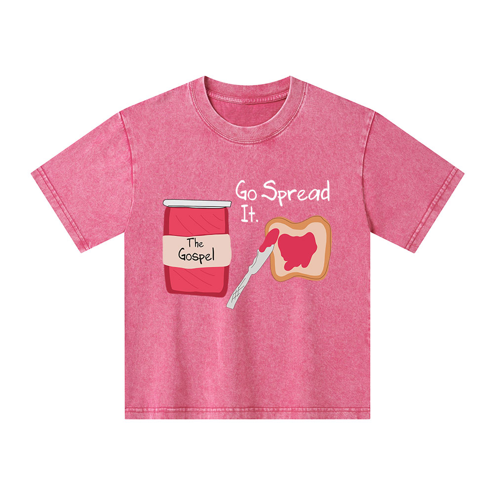 The Gospel Go Spread It Kid Washed T-Shirt