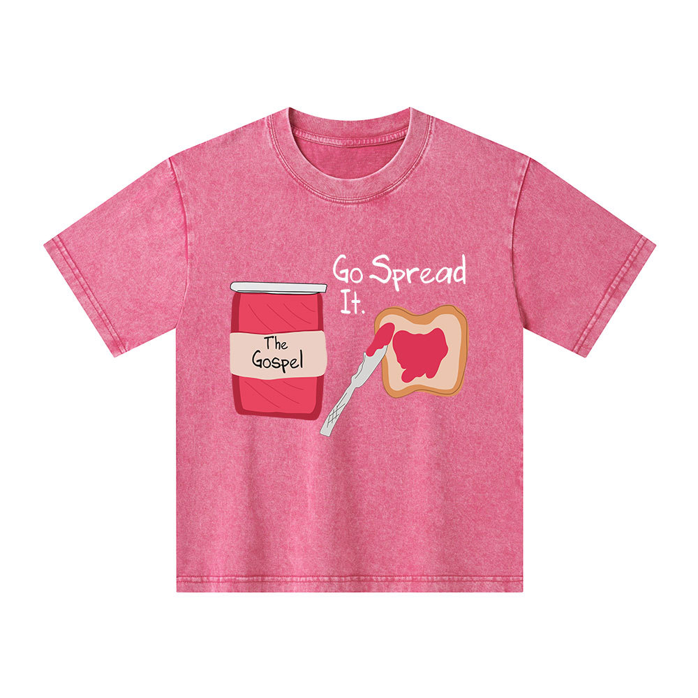 The Gospel Go Spread It Kid Washed T-Shirt