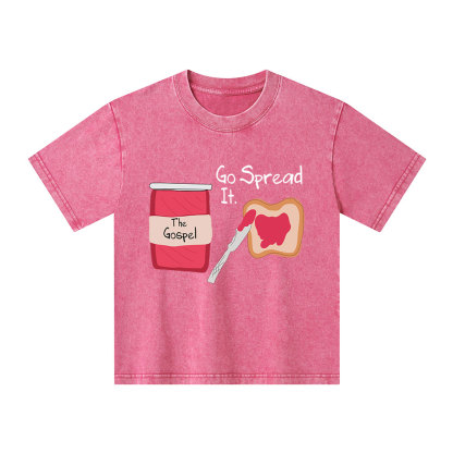 The Gospel Go Spread It Kid Washed T-Shirt