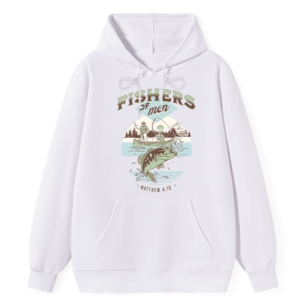 Fishers Of Men Matthew 4:19 Christian Hoodie