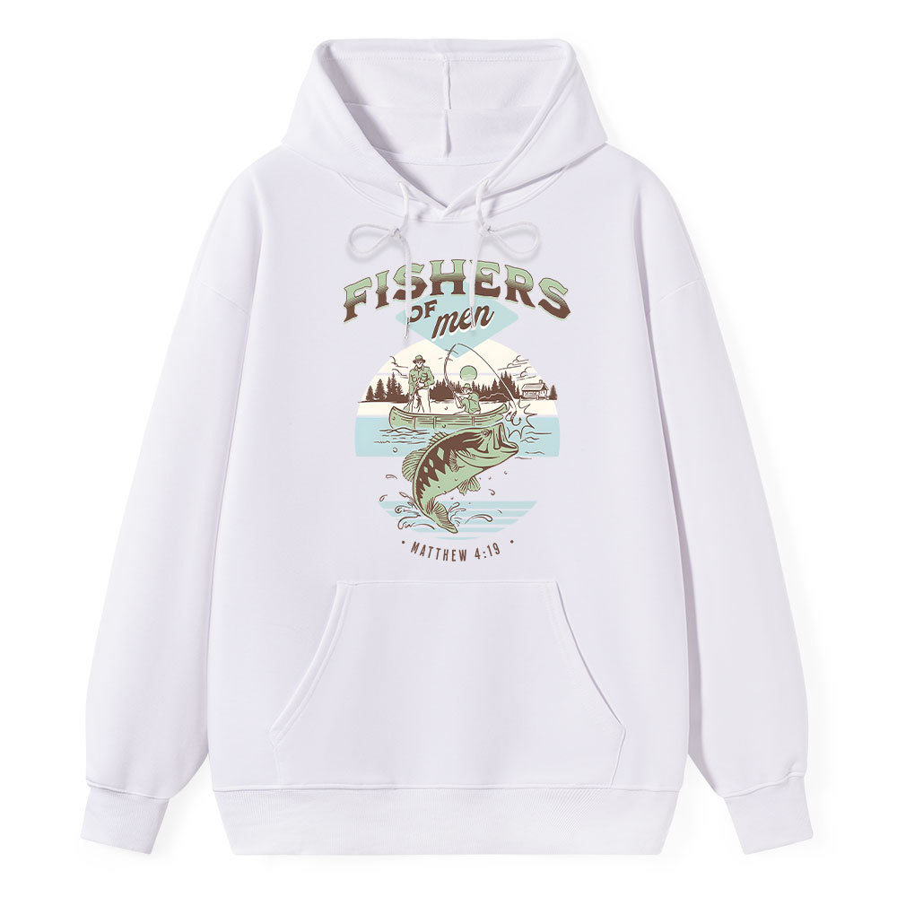 Fishers Of Men Matthew 4:19 Christian Hoodie