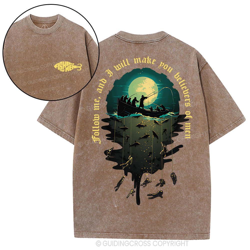 Fisher Of Man Christian Washed T-Shirt