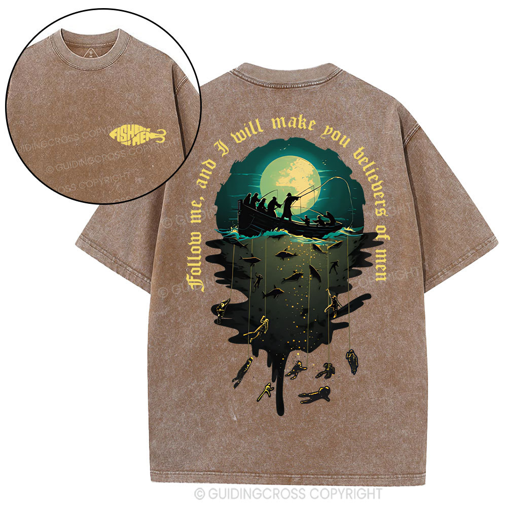 Fisher Of Man Christian Washed T-Shirt