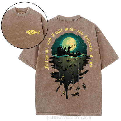 Fisher Of Man Christian Washed T-Shirt