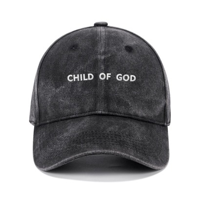Child Of God Christian Washed Hat