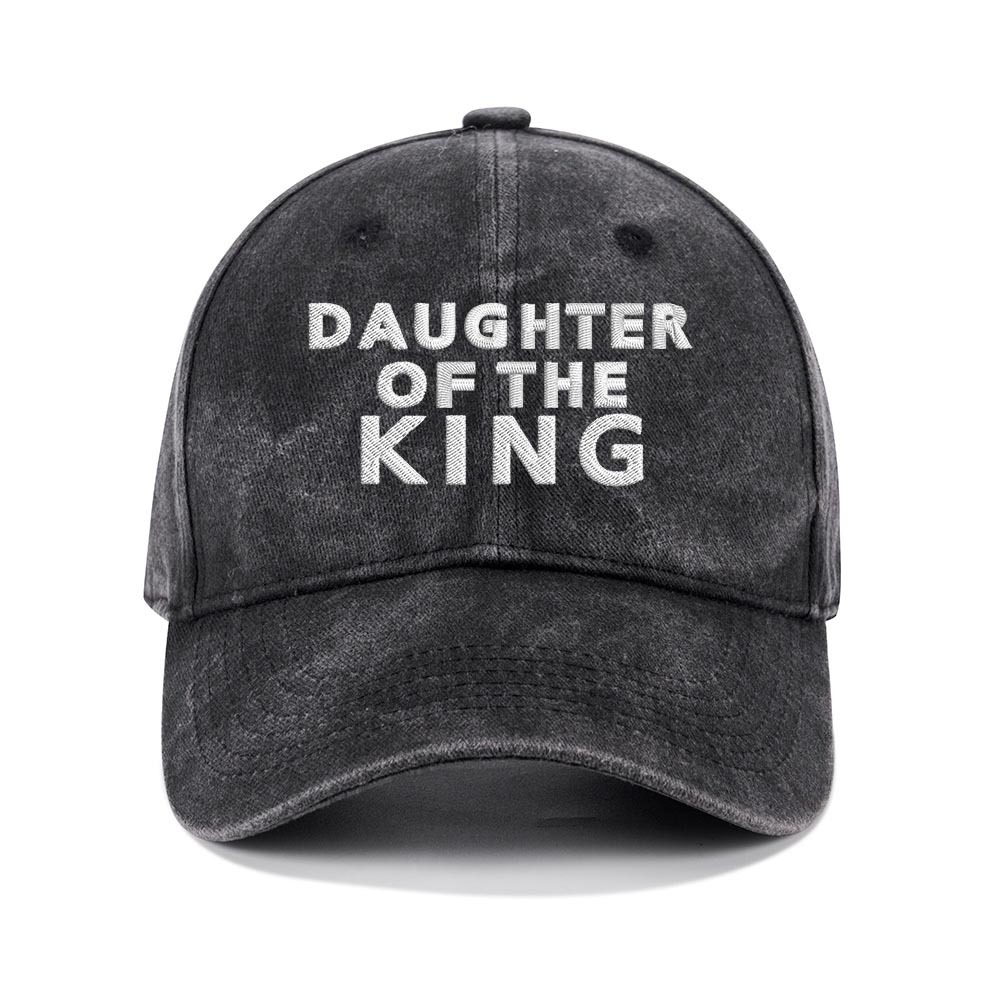 Daughter Of The King Christian Washed Hat