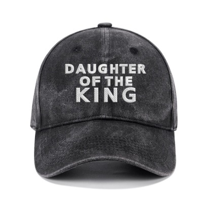 Daughter Of The King Christian Washed Hat