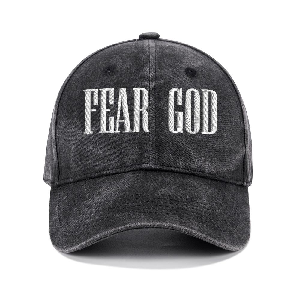 Fear God Christian Washed Hat Sale - GuidingCross