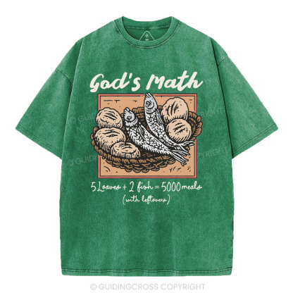 God's Math Christian Washed T-Shirt