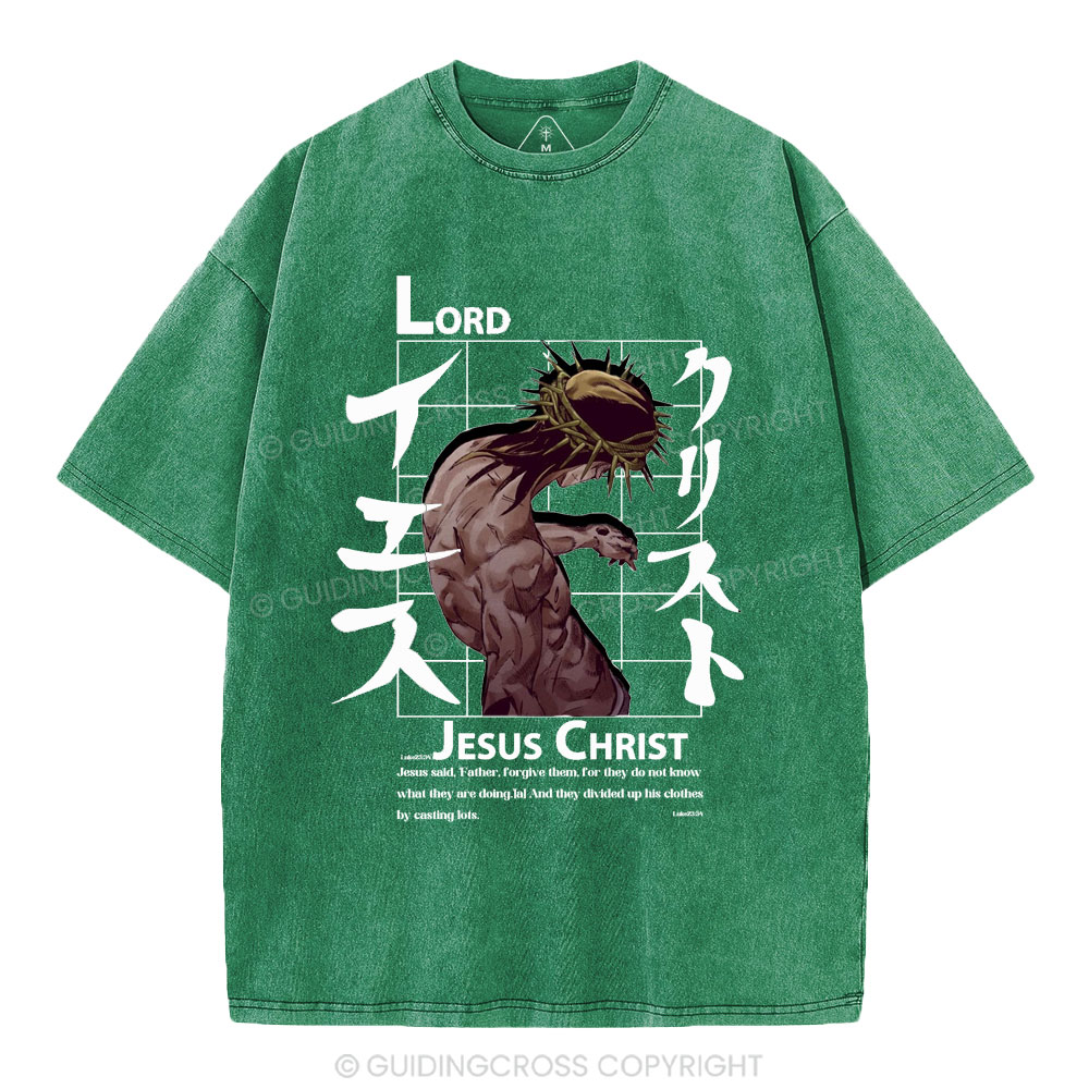Jesus Christ Christian Washed T-Shirt
