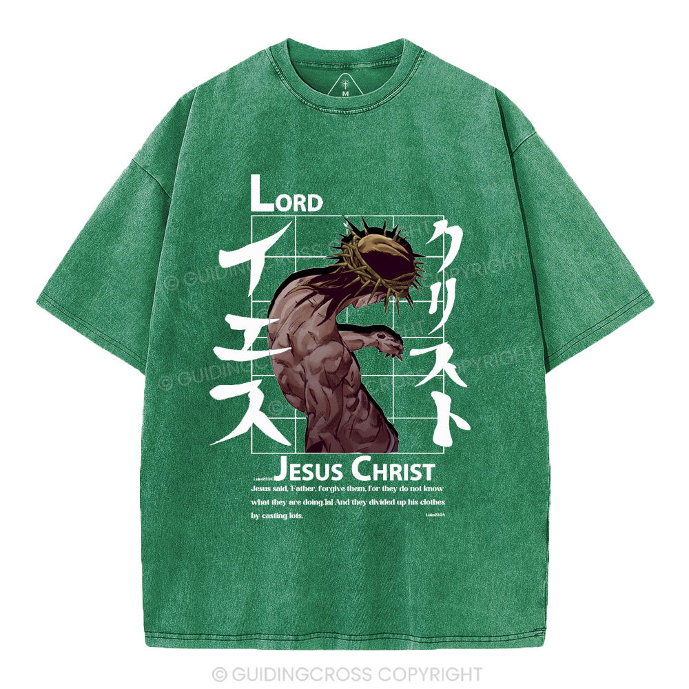 Jesus Christ Christian Washed T-Shirt