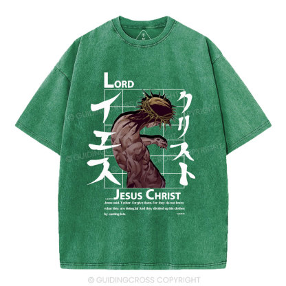 Jesus Christ Christian Washed T-Shirt