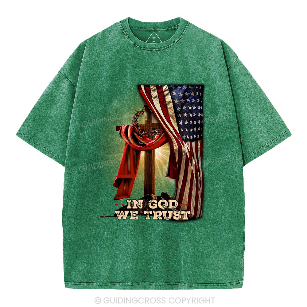 In God We Trust Christian Washed T-Shirt