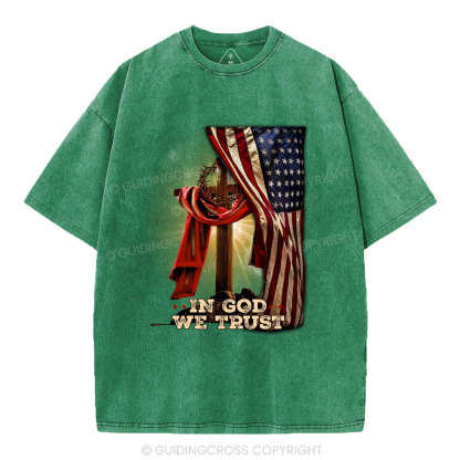 In God We Trust Christian Washed T-Shirt
