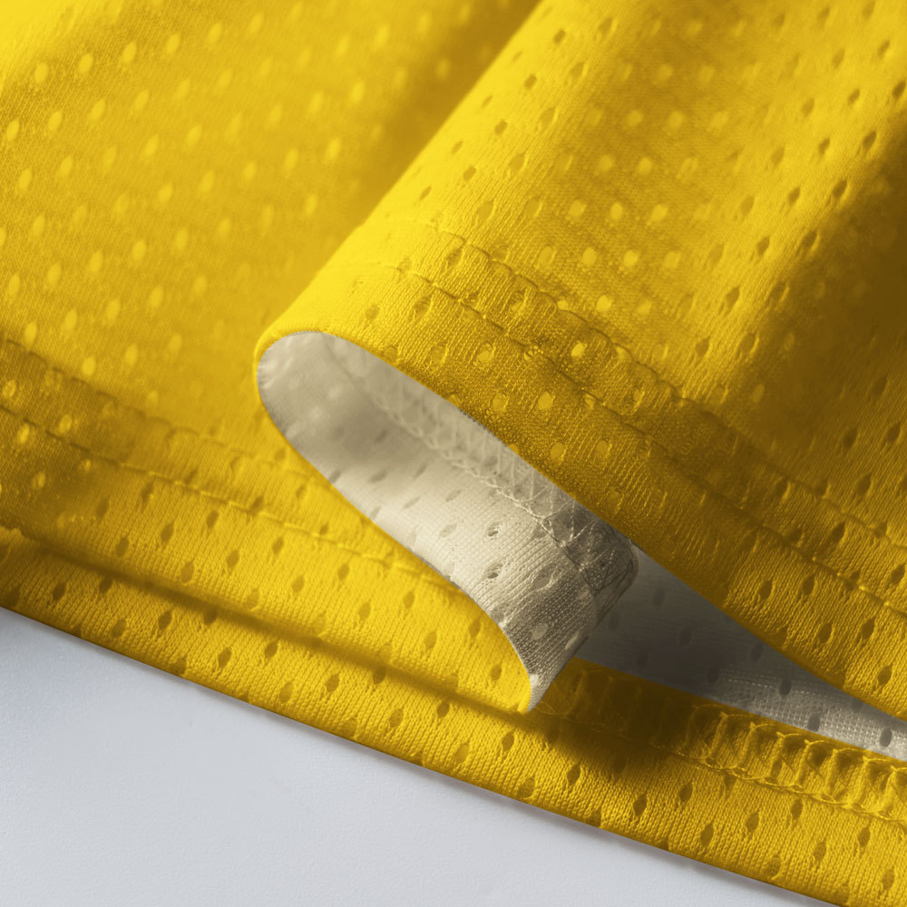 Luke 24 He Is Rizzin Yellow Christian Mesh Jersey