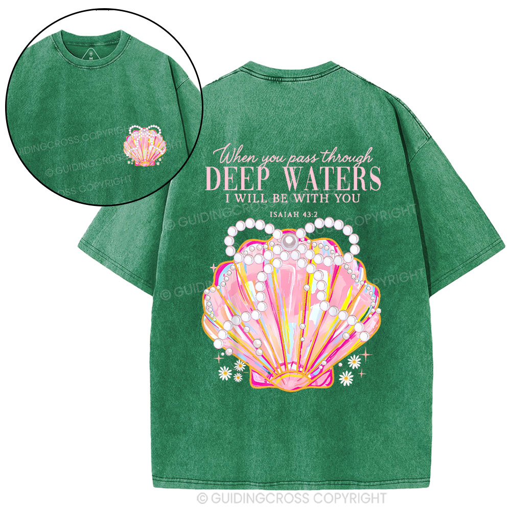 I Will Be With You Christian Washed T-Shirt