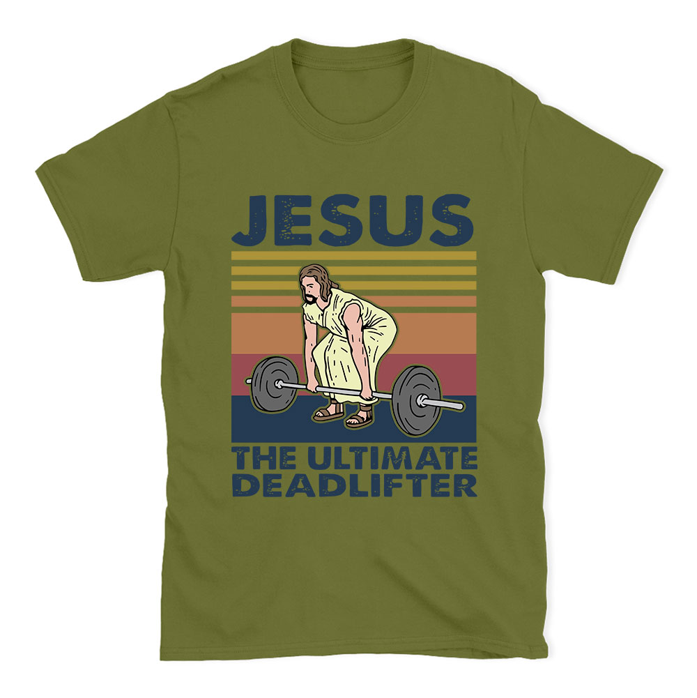 Jesus The Ultimate Deadlifter Vintage T-Shirt