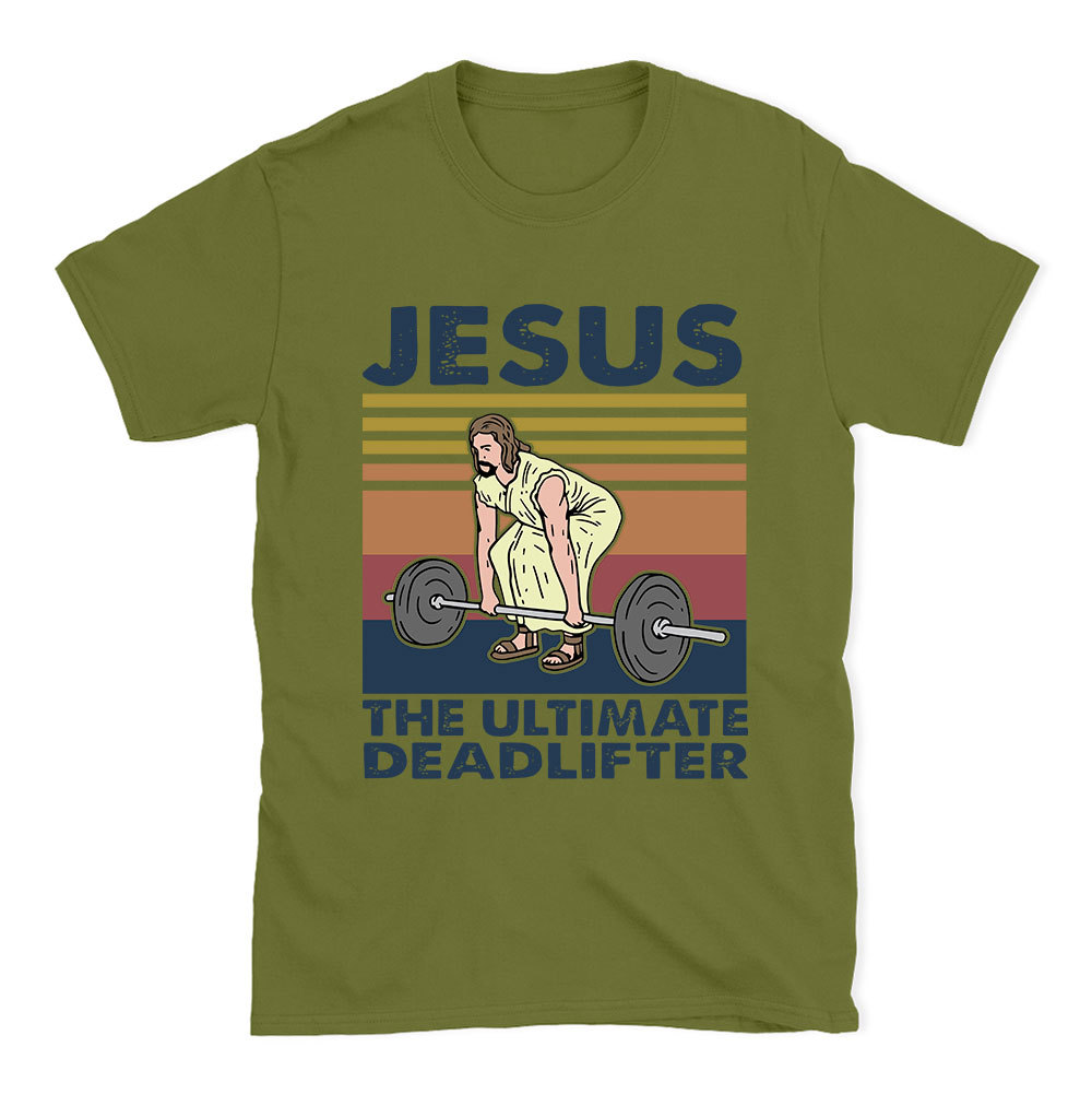 Jesus The Ultimate Deadlifter Vintage T-Shirt