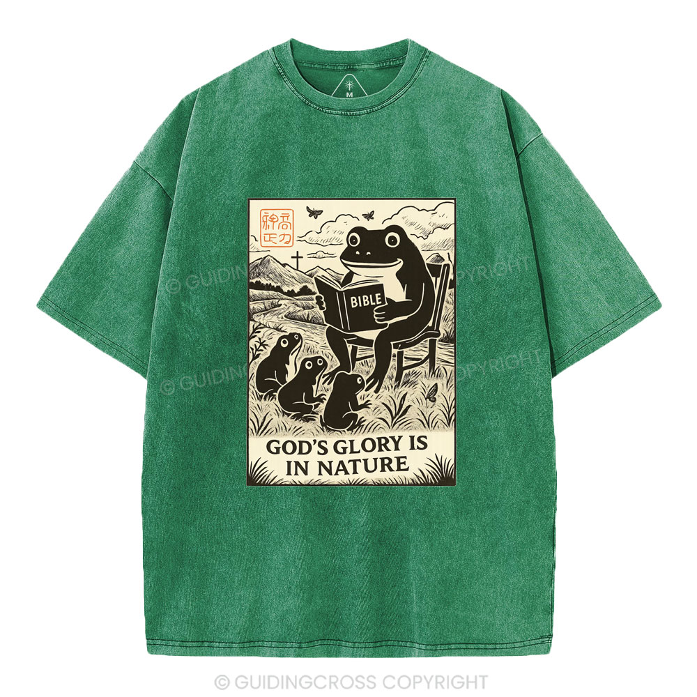 God's Glory Christian Washed T-Shirt