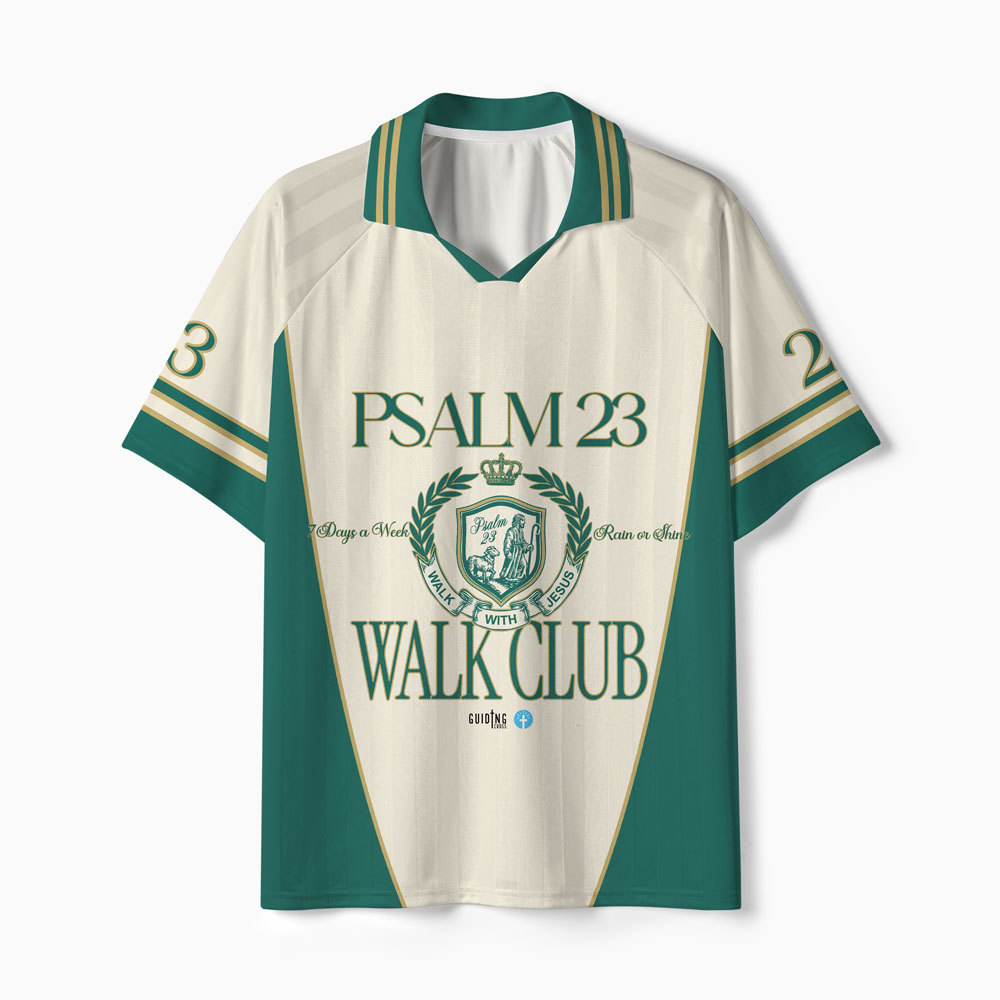 Walk With Jesus Christian Collar Jersey