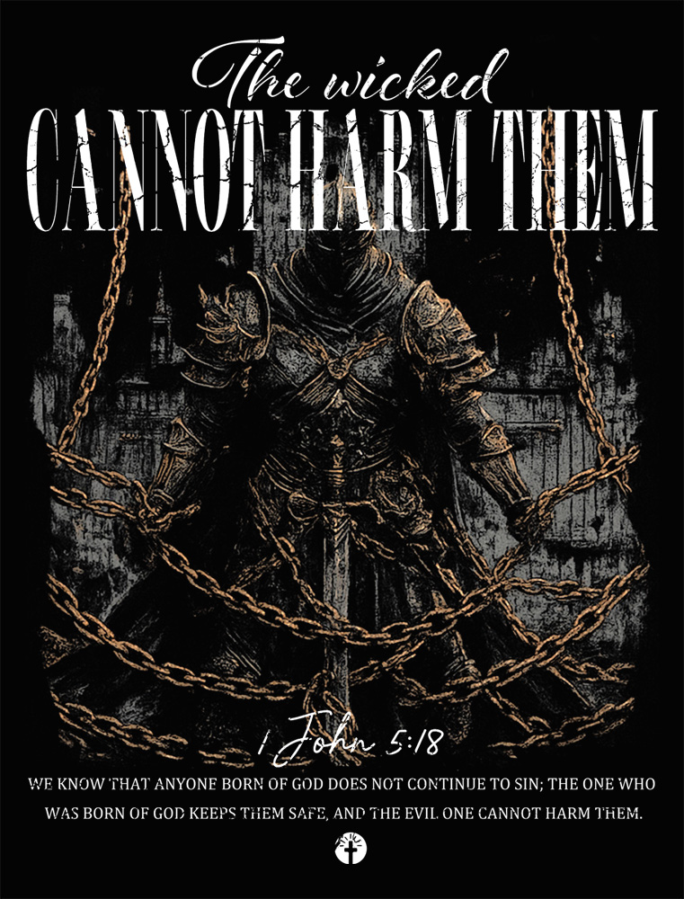The Wicked Cannot Harm Them Christian Washed T-Shirt