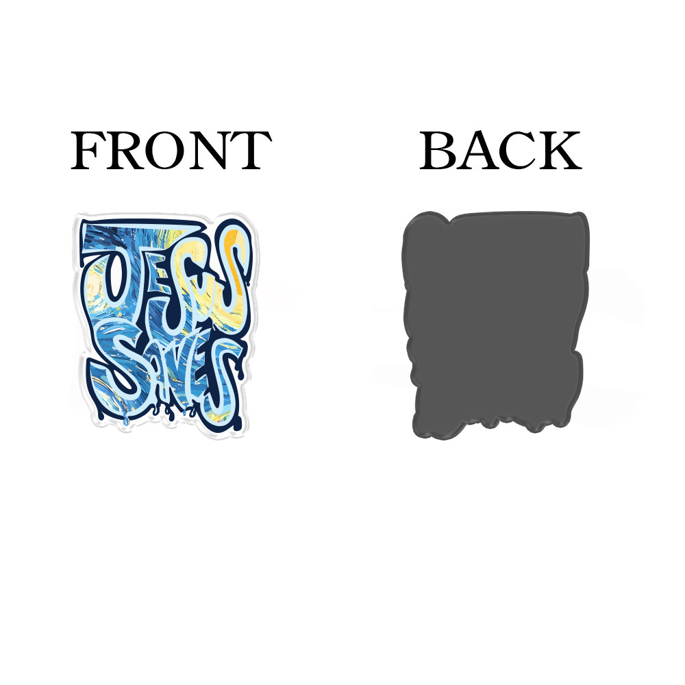 Jesus Saves Acrylic Refrigerator Magnets