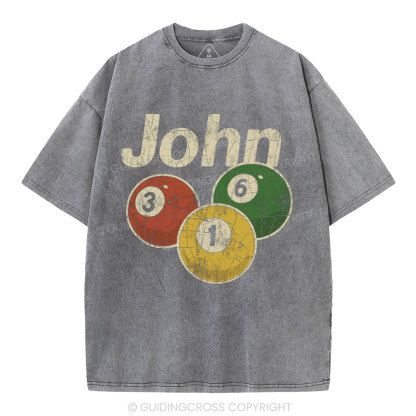 John 316 Christian Washed T_Shirt