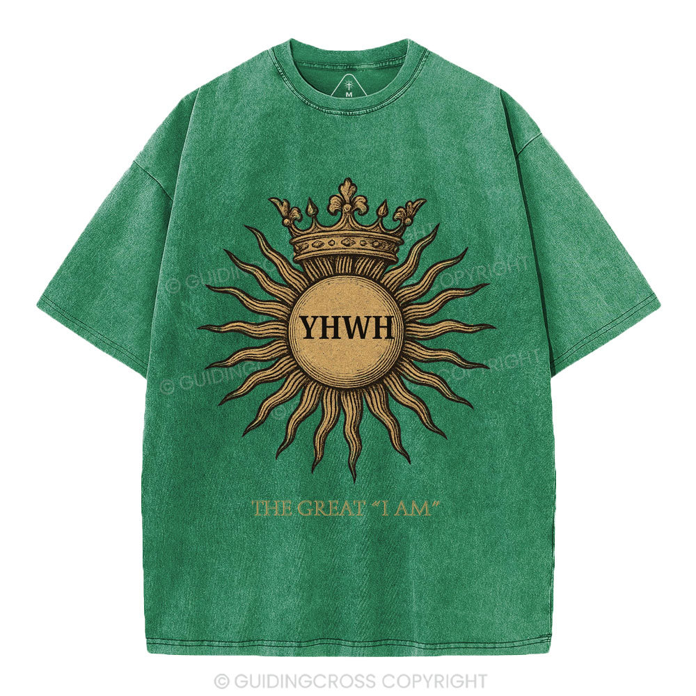 YHWH Christian Washed T-Shirt