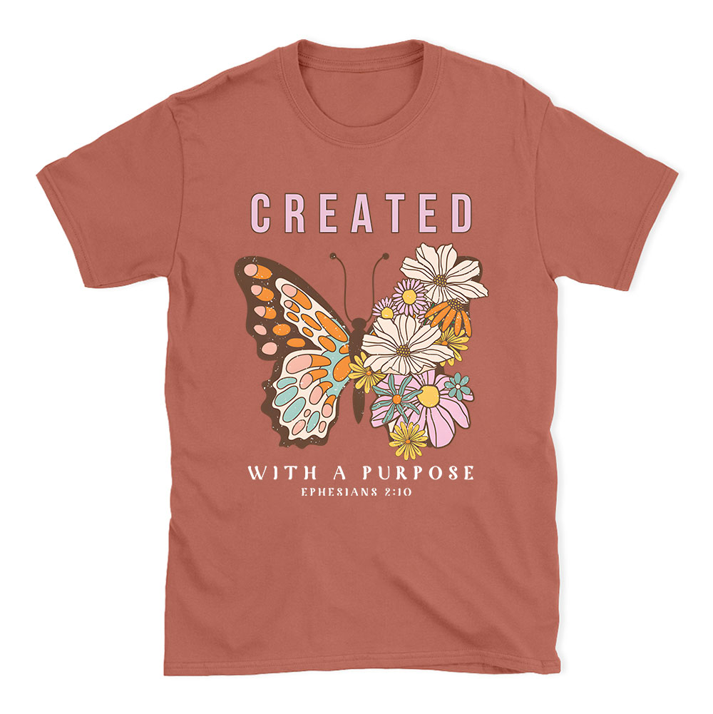 Created With Purpose Christian T-Shirt