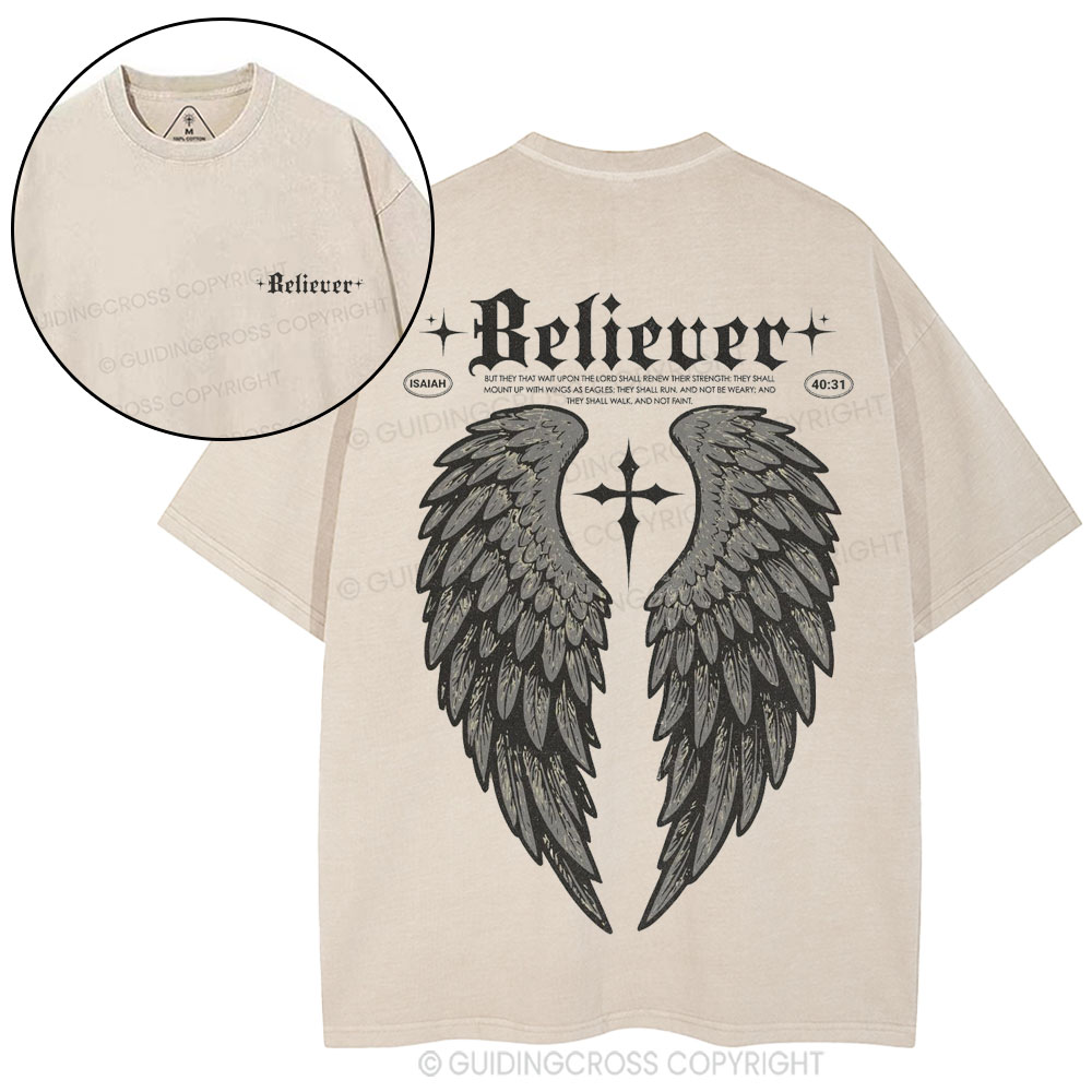 Believer Christian Washed T-Shirt