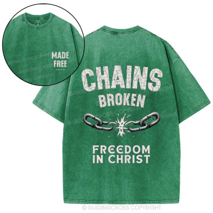 Made Free Christian Washed T-Shirt