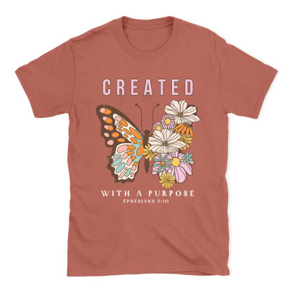 Created With Purpose Christian T-Shirt