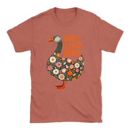 God's Silliest Goose Floral Christian T-Shirt