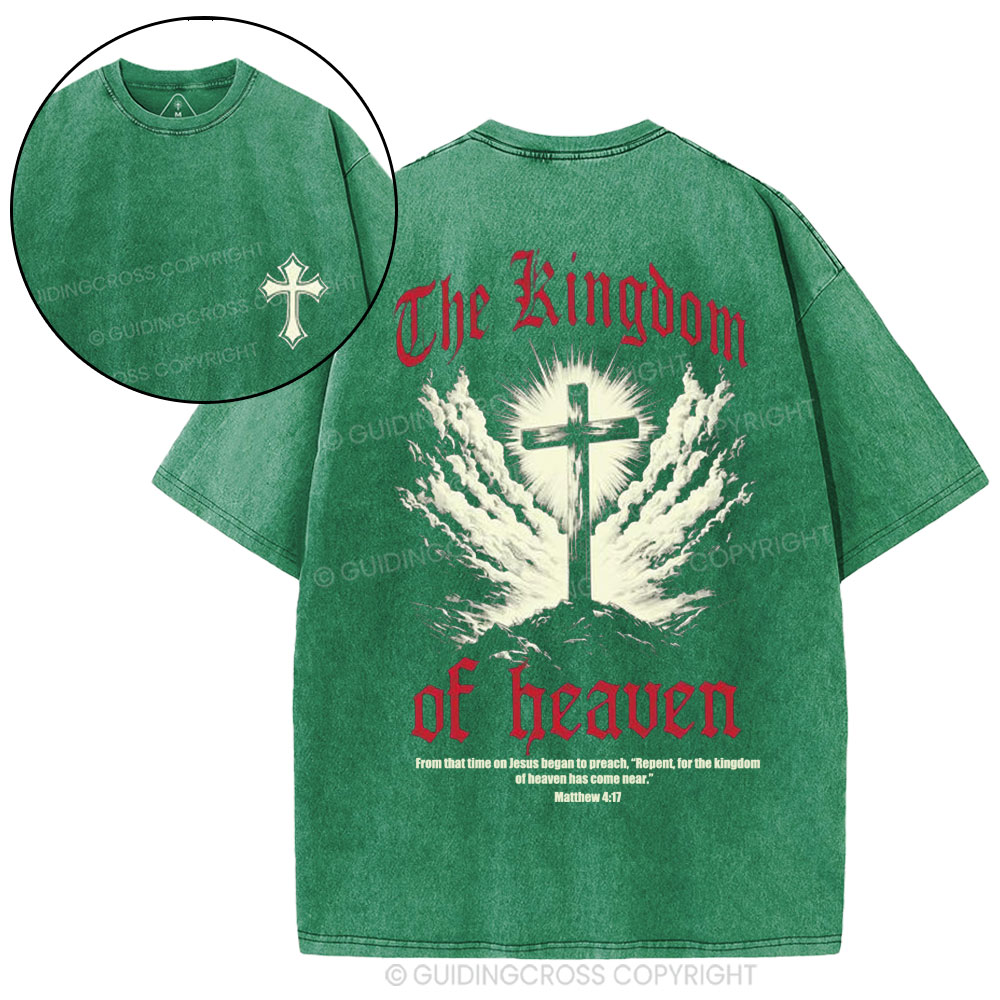 The Kingdom Of Heaven Christian Washed T-Shirt