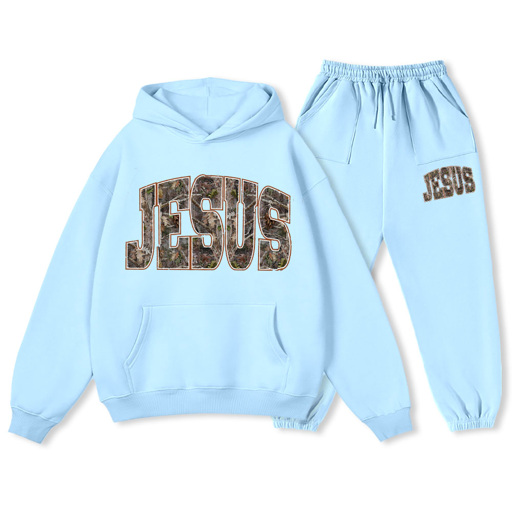 Jesus Tree Christian Premium Fleece Hoodie Set