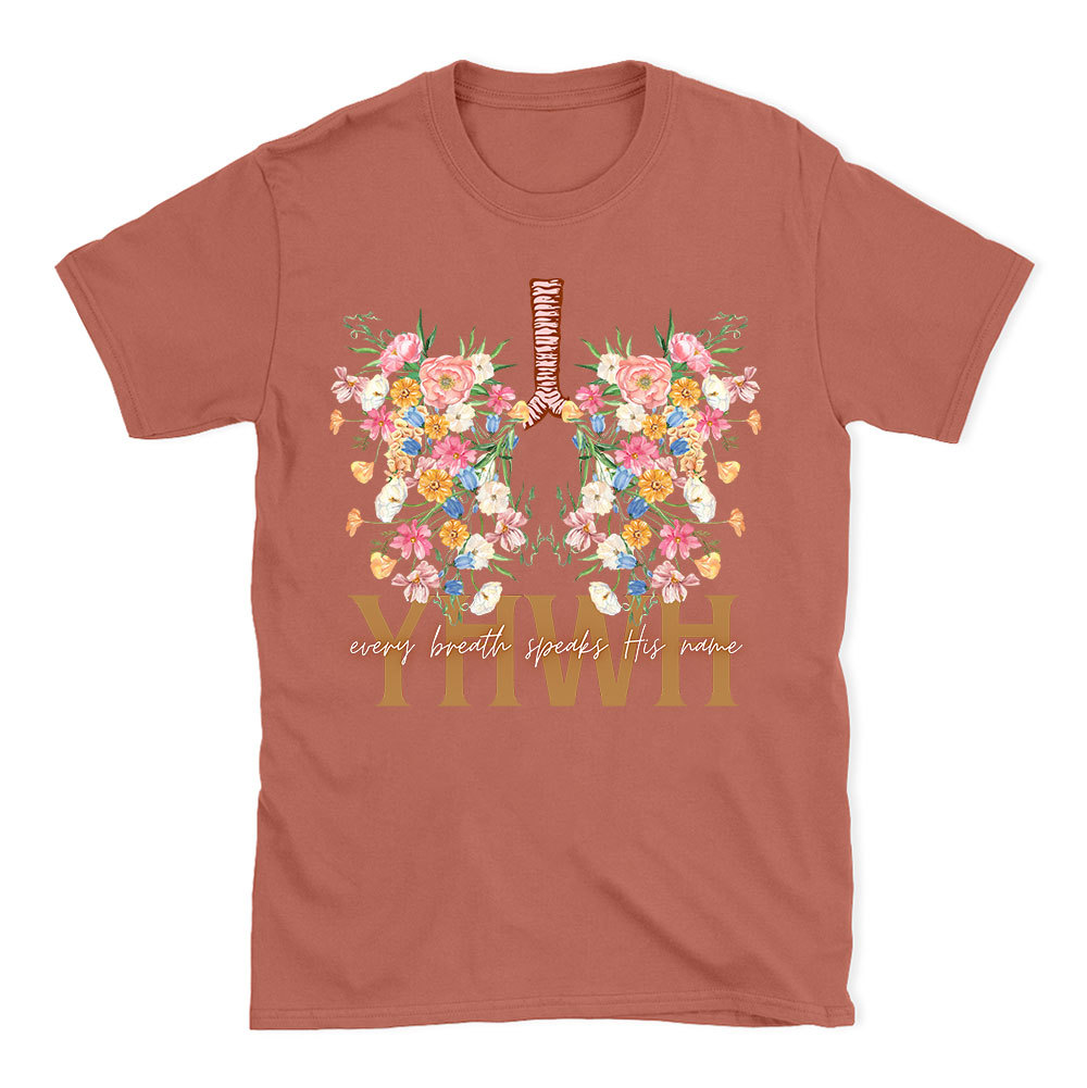 YHWH Floral Christian T-Shirt
