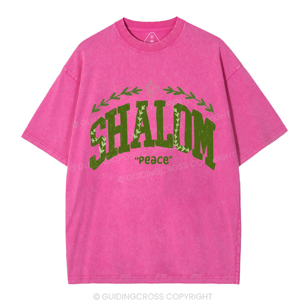 Shalom Christian Washed T-Shirt
