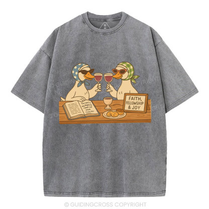 Faith Fellowship & Joy Christian Washed T-Shirt