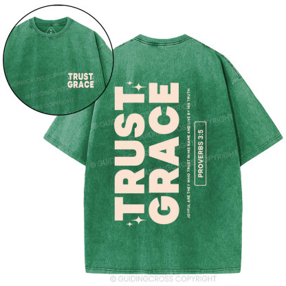 Trust Grace Christian Washed T-Shirt