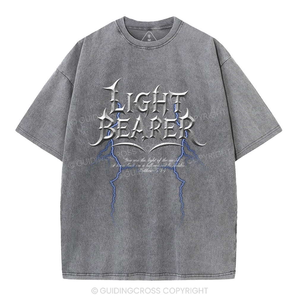 Light Bearer  Christian Washed T-Shirt