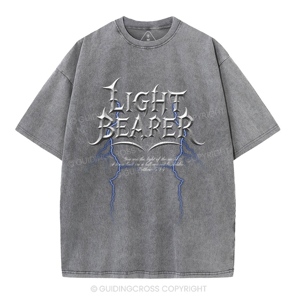 Light Bearer  Christian Washed T-Shirt