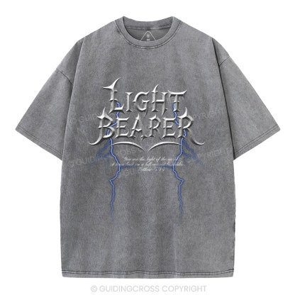 Light Bearer  Christian Washed T-Shirt