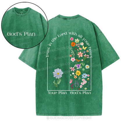 God's Plane Christian Washed T-Shirt