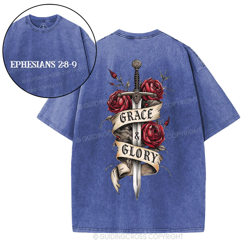 Grace & Glory Christian Washed T-Shirt